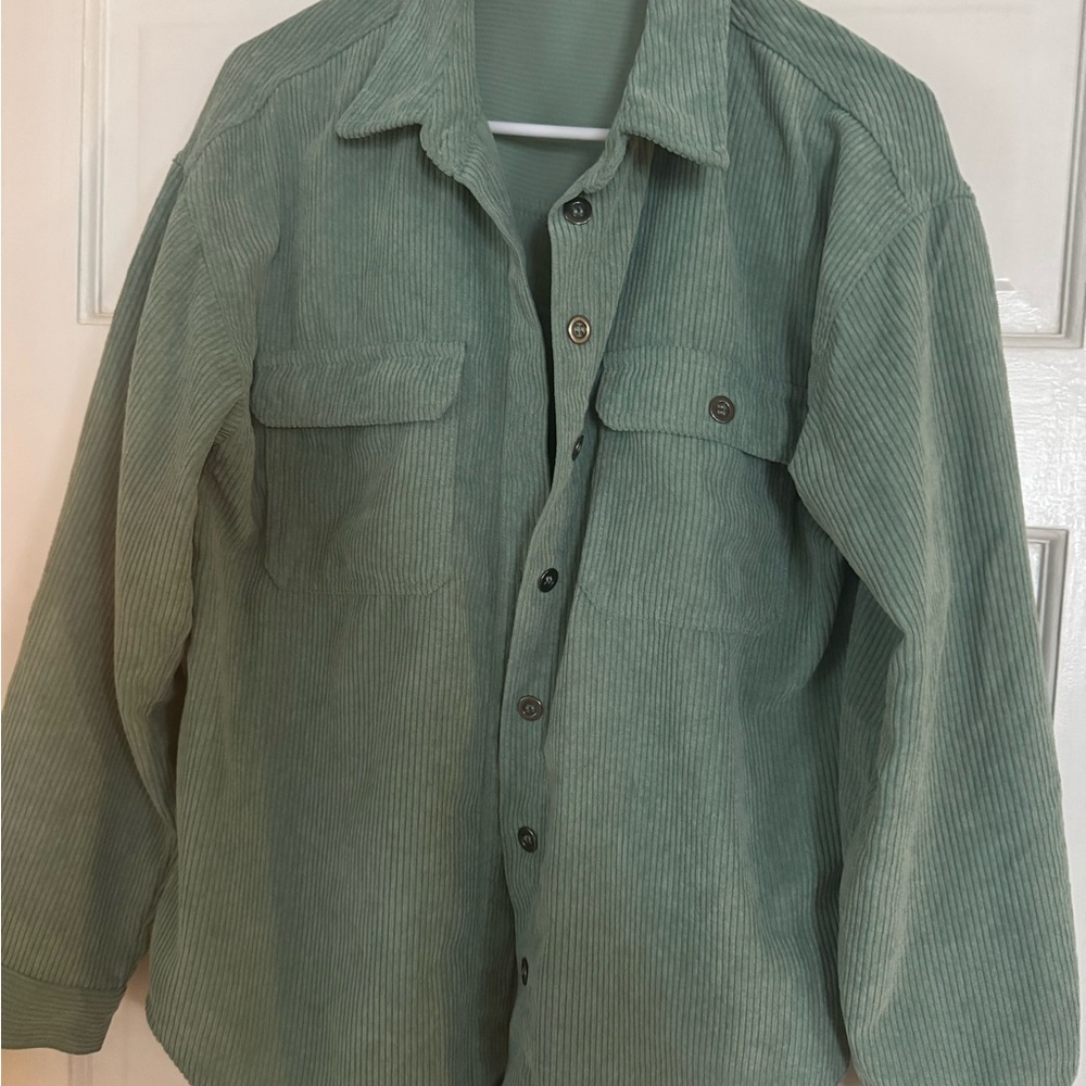 Men's Green Corduroy Jacket